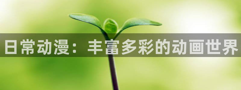 58动漫网官网：日常动漫：丰富多彩的动画世界